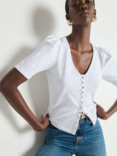 Load image into Gallery viewer, Jen Button Blouse