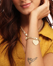 Load image into Gallery viewer, Julian XL Heart Cuban Chain Bracelet