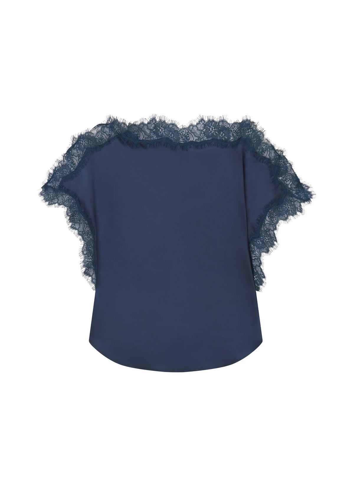 Luna Satin and Lace Top