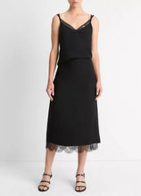 Load image into Gallery viewer, Lace Paneled Straight Skirt