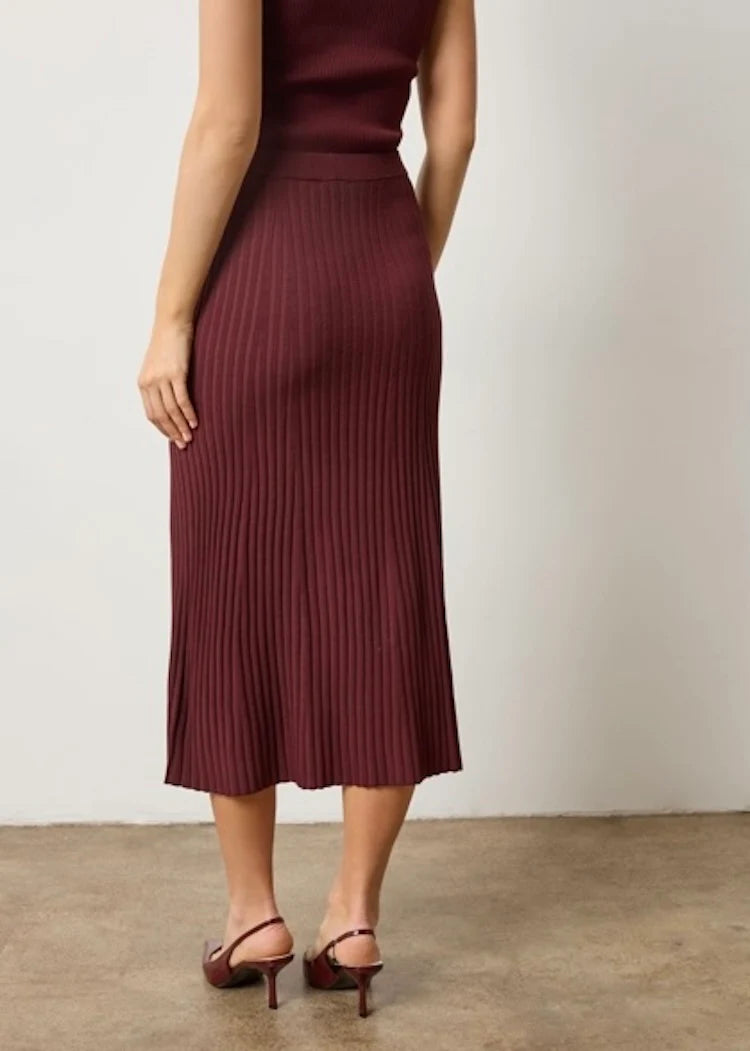 Straight Rib Skirt