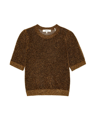 The Lurex Gathered Sweater