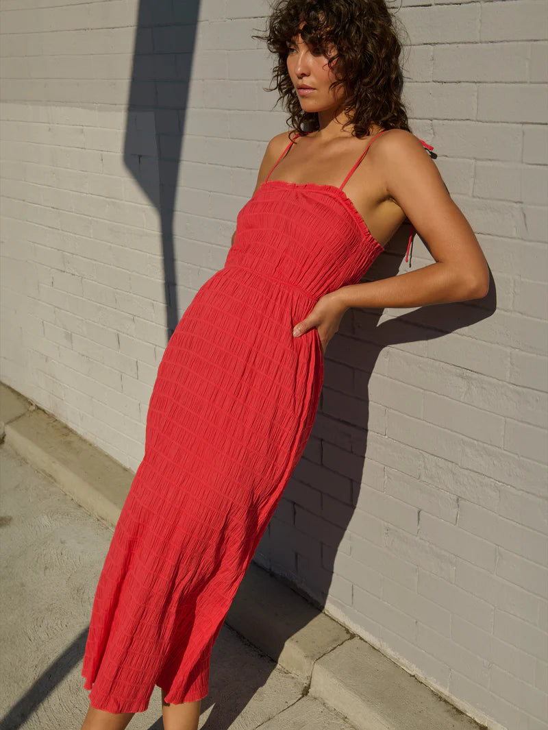 Madeline Tie Midi Dress