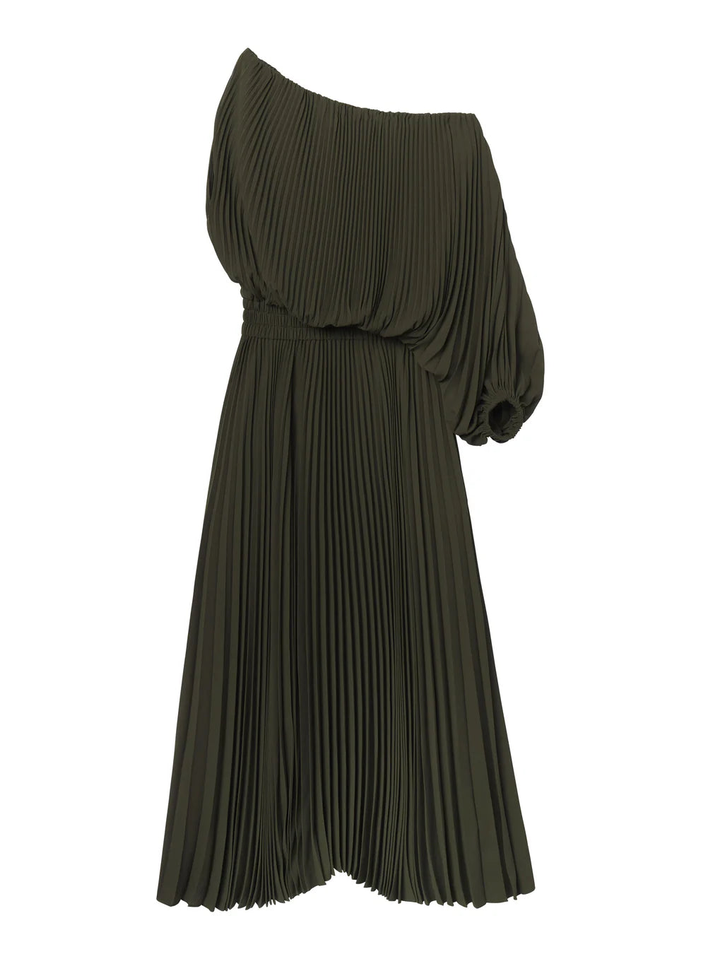 Mara Pleated Midi Dress