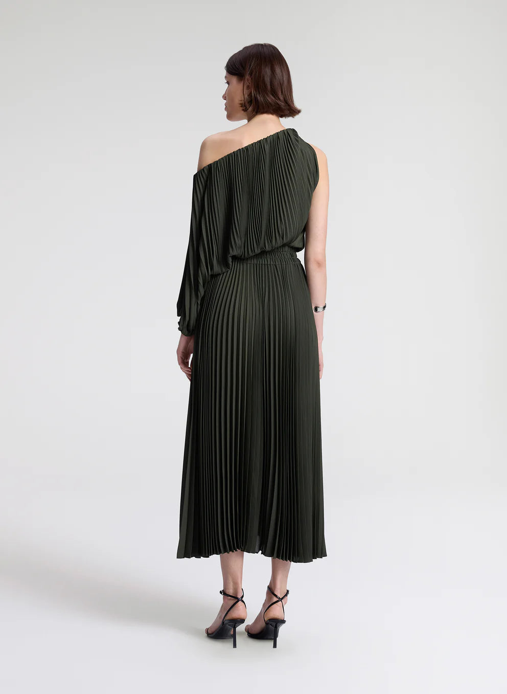 Mara Pleated Midi Dress