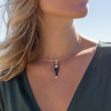 Load image into Gallery viewer, Marin Black Enamel Fish Charm