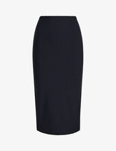 Load image into Gallery viewer, Neoprene Stripe Pencil Skirt