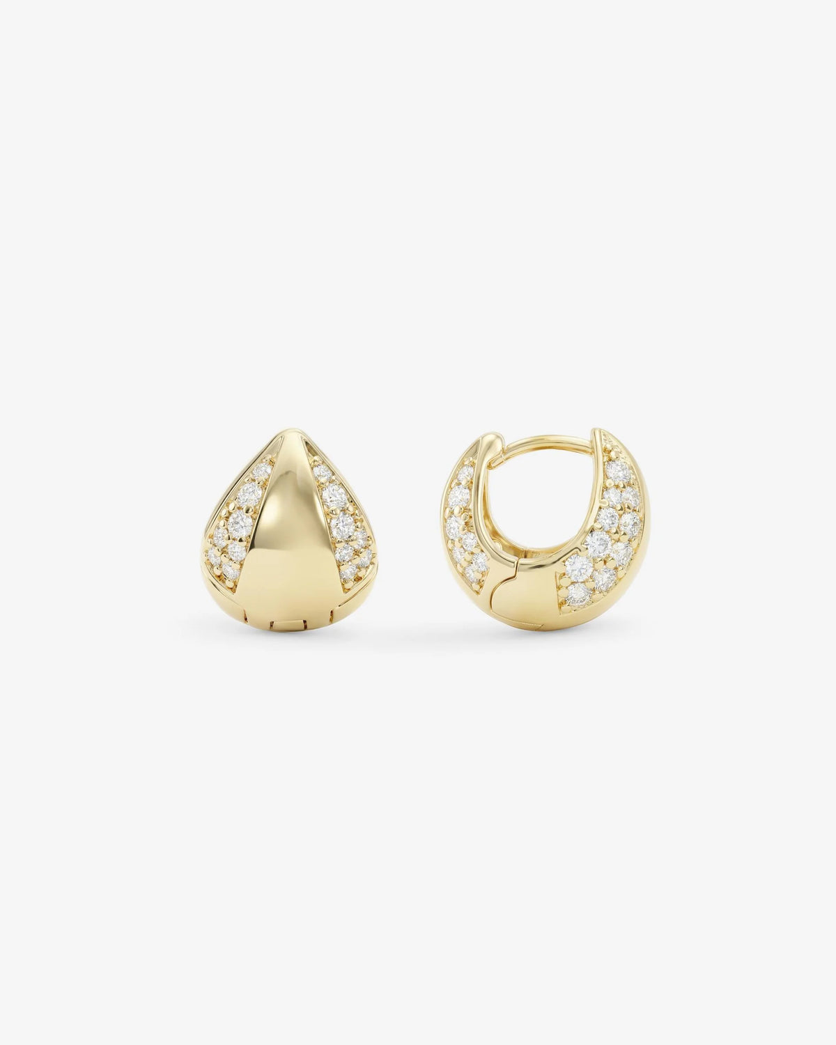 Lil' Norah Split Pavé Earrings