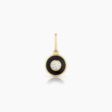 Load image into Gallery viewer, Olivet Black Enamel Charm