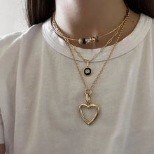 Load image into Gallery viewer, Florence Black Enamel Charm