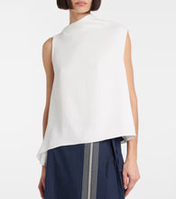 Load image into Gallery viewer, A-Line Asymmetrical Draped Top