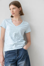 Load image into Gallery viewer, V-Neck Short Sleeve Back Seam