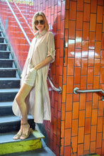 Load image into Gallery viewer, Striped Maxi Shirt Dress