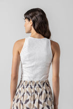 Load image into Gallery viewer, Striped High Neck Tank