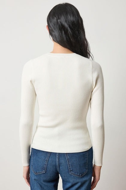 Fitted Crewneck Sweater