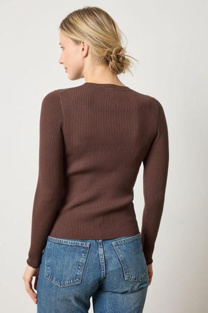 Fitted Crewneck Sweater
