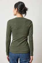 Load image into Gallery viewer, Rib Slub Long Sleeve Crew