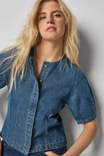 Load image into Gallery viewer, Denim Full Sleeve Seamed Top