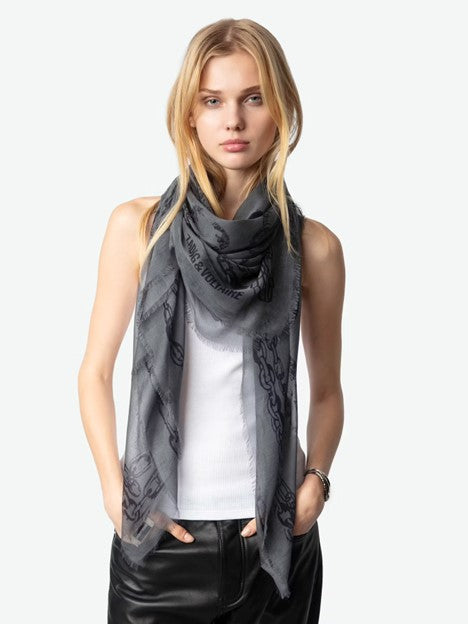 Kerry Skull Scarf – Zadig & Voltaire | SavvyBoutique