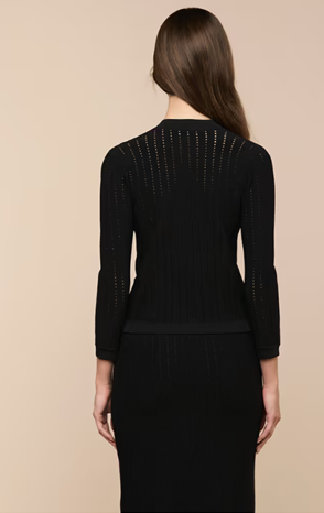 Irvin Pointelle Knit Cardigan