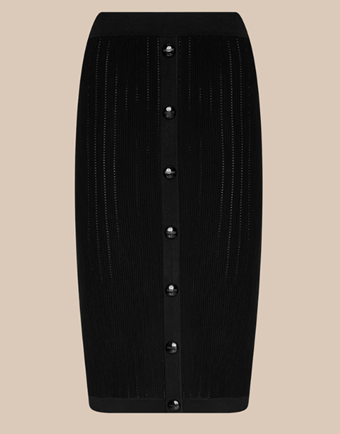 Melania Pointelle Knit Skirt
