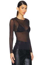 Load image into Gallery viewer, Chic Mesh Crew Neck Long Sleeve