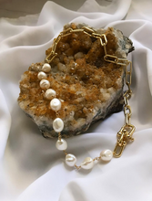 Load image into Gallery viewer, Charlene K Gold Stone Ball Chain
