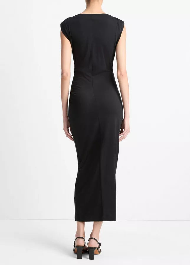Cowl Neck Muscle Tee Dress