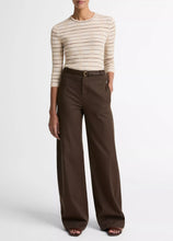 Load image into Gallery viewer, Plaid Elbow Sleeve Crew Neck