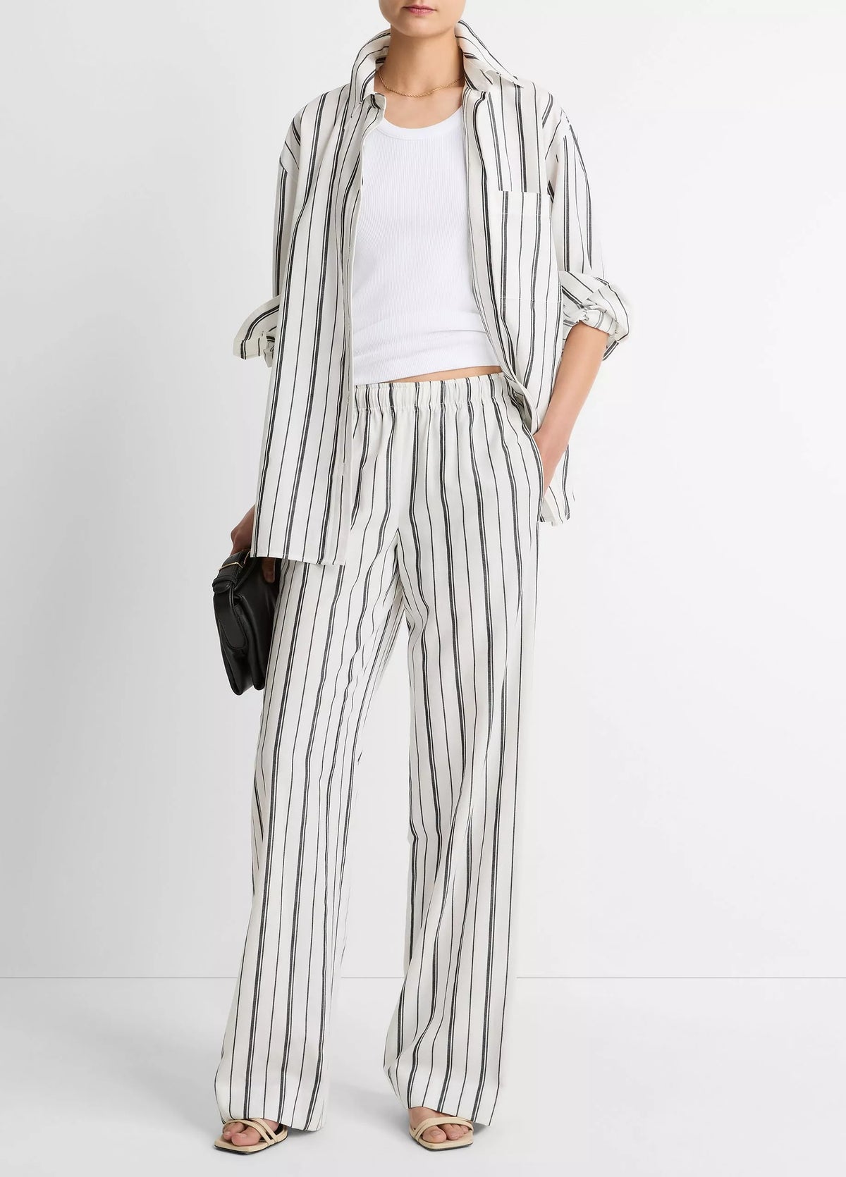 Resort Stripe Oversized Shirt