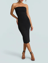 Load image into Gallery viewer, Butter Luxe Strapless Midi Dress