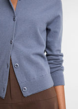 Load image into Gallery viewer, Scallop-Trim Cardigan