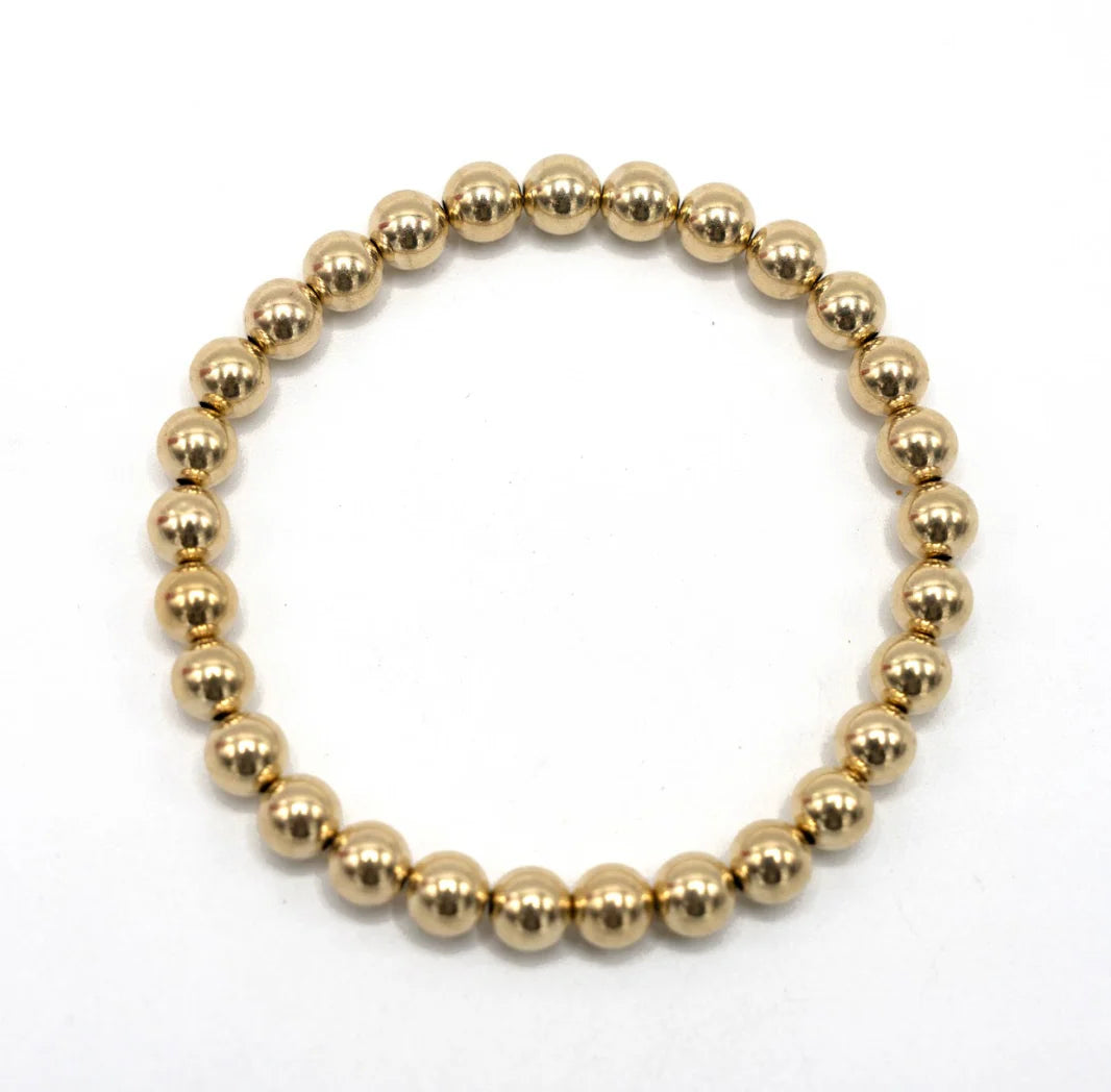 14k Gold Filled Karma Stretch Bracelet