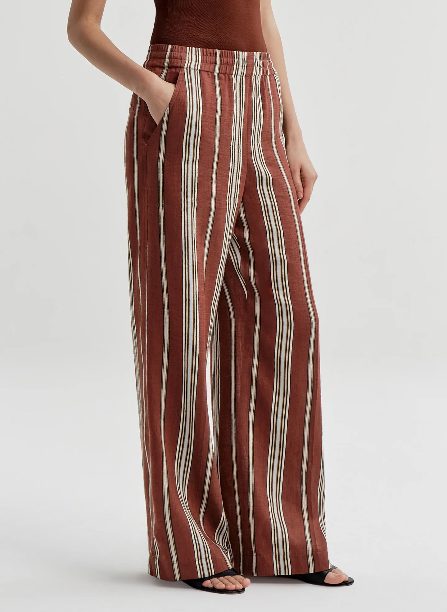 Tyler Striped Linen Pant