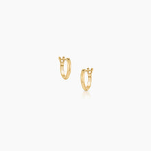 Load image into Gallery viewer, Lilou Drop Hoop Earrings