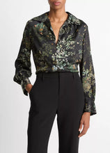 Load image into Gallery viewer, Smocked Grape Vine Silk Blouse