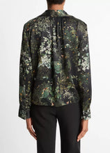 Load image into Gallery viewer, Smocked Grape Vine Silk Blouse