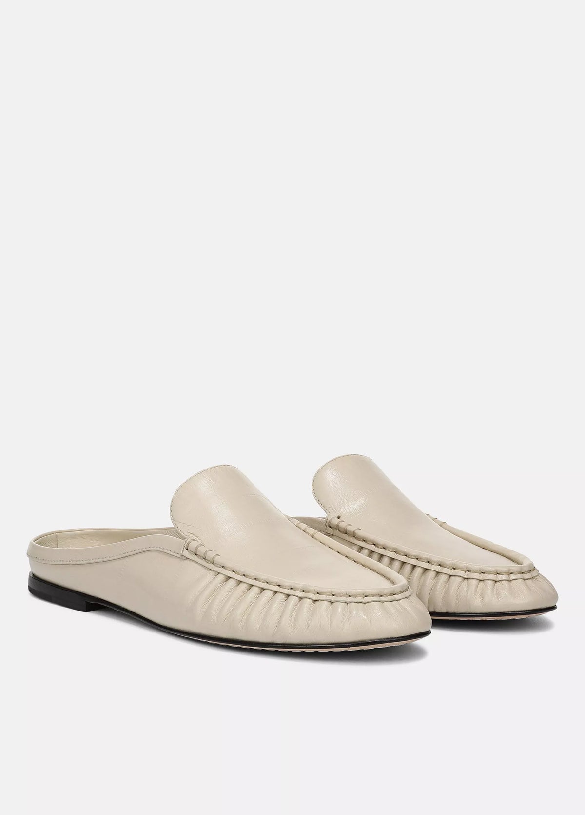 Tevin Leather Mule Loafers