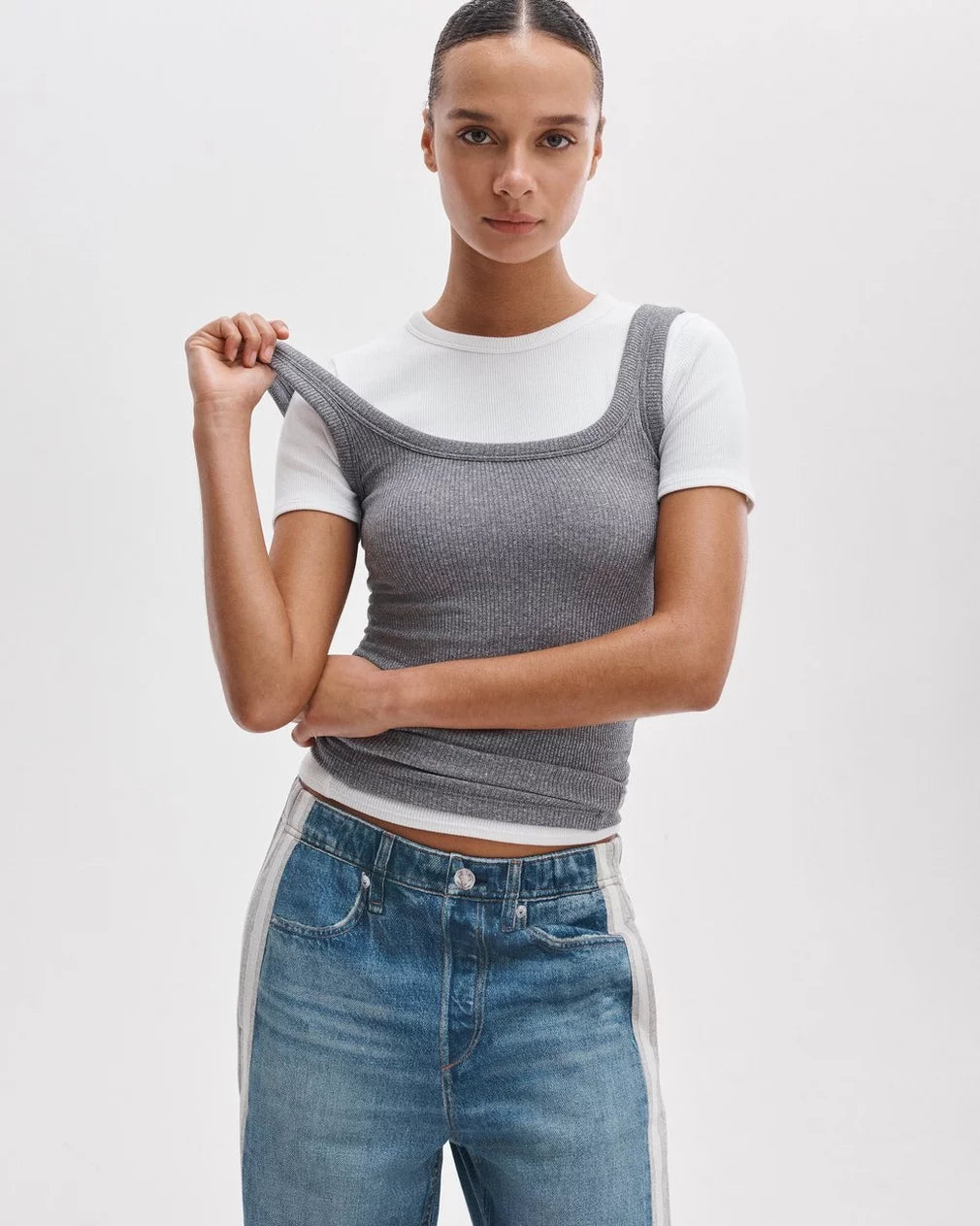 The Essential Ribbed U-Neck Tank