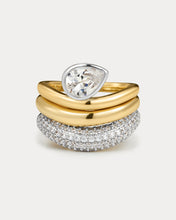 Load image into Gallery viewer, The Marais Wave Ring Set