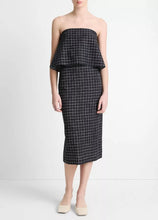 Load image into Gallery viewer, Trellis Plaid Pencil Skirt