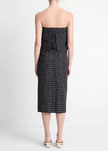 Load image into Gallery viewer, Trellis Plaid Pencil Skirt