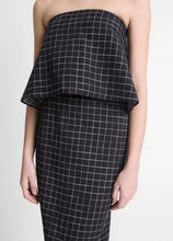 Load image into Gallery viewer, Trellis Plaid Pencil Skirt
