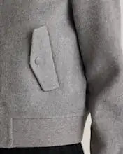 Load image into Gallery viewer, Double Faced Merino Wool Bomber Jacket