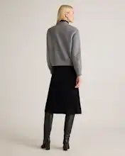 Load image into Gallery viewer, Double Faced Merino Wool Bomber Jacket