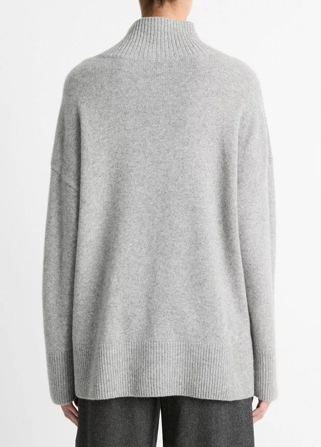 Dropped Shoulder Turtle Neck