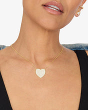 Load image into Gallery viewer, XL You Have My Whole Heart Pave Necklace 15"