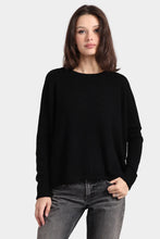 Load image into Gallery viewer, Cashmere Long Sleeve Boyfriend Crop