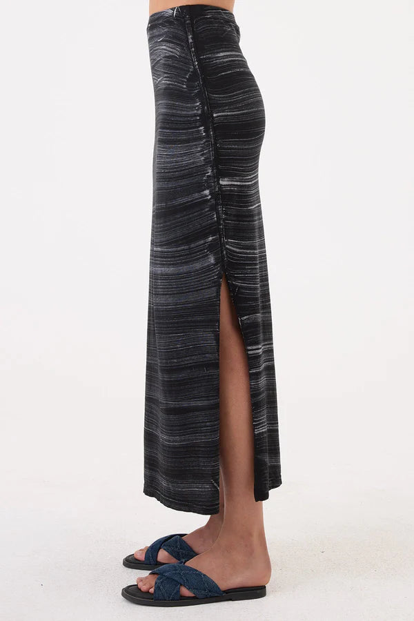 Cabana Stripe Maxi Skirt