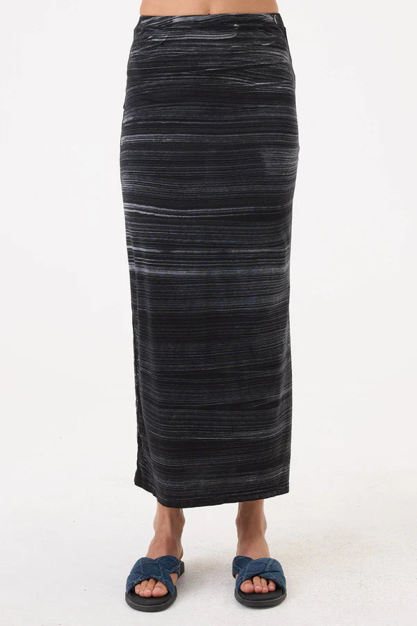 Cabana Stripe Maxi Skirt